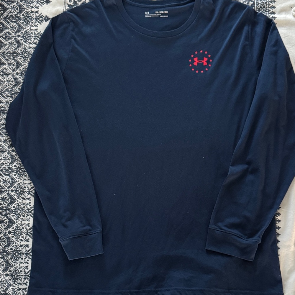 Under Armour Men's Dark Blue Long Sleeve Tee
